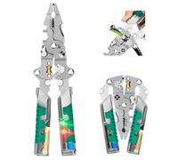 8 in 1 Electricians Pliers, Wire Strippers Electrical, Electrical Pliers for Wire Stripping Cutting, Cable Stripper Tool Electrician Multifunctional, Folding Stylus Screwdriver Wire Stripper