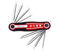 8 in 1 Folding Screwdriver Set, Mini Phillips Flat Hexagon Torx Screw Driver Bit Kit, Repair Tool(Phillips Slotted)