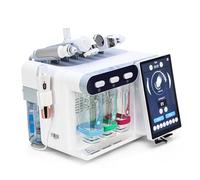 8-in-1 Hydro Diamond Small Bubble Facial Machine, Aqua Peel Skin Care Device with RF, EMS, Scrubber, Sprayer & Cold Hammer, Professional Hydradermabrasion System for Deep Pore Cleansing, Moisturizing