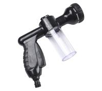 8-in-1 Mode High Pressure Garden Hose Nozzle Sprayer with Built-in Soap Dispenser for Watering Plants, Car Wash and Pet Showering(Yellow)