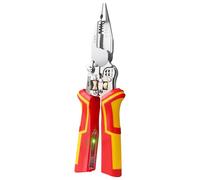 8 in 1 Multifunctional Wire Strippers Crimper with Voltage Tester， Precision Wire Stripper,Automatic Wire Strippers for 10-18 AWG,Electrical Terminal Crimper for 10-250V for Electrician Work
