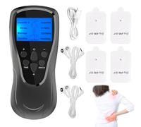 8-in-1 Period Simulator Machine for Men with 4 Pcs Patches, 15 Gears Labour Pain Simulator for Men, Electric Massager, Small and Portable for Relieving Muscle, Back, Shoulder, Neck, Leg, Calf Pain