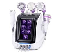 8-in-1 RF Cavitation & Micro-current Beauty Machine for Facial Wrinkle Removal Skin Tightening and Body Contouring, Anti-Cellulite Treatment with Vacuum Cleaner - All-in-One Home Salon System