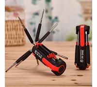 8-in-1 Screwdriver Set, Multi Screwdriver Hand Tool, All in One Screwdriver, Portable Screwdriver, Home Repair Tool Set,Multi-Function Tool with Worklight & Flashlight for Home Kitchen Car