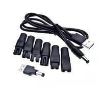 8-in-1 Shaver Charger Cable Kit,MEOAlBkey Universal USB Charger Adapter Set for Beard Trimmer Charger Hair Clippers Shaver Replacement