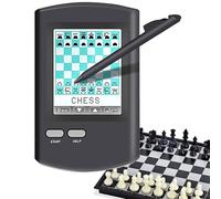 8-in-1 Smart Board with LED Display AI Opponent, Portable Electronic Chess Set, Chess Strategy Beginners Improving Learning Board Game