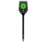 8-in-1 Soil Tester, Digital Soil Meter with Mobile App Support for Garden and Greenhouse Use, Measures pH Salinity Fertility Air Humidity and Temperature, Black ABS Model