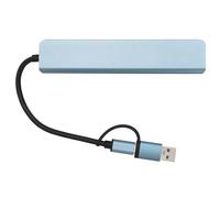 8 in 1 USB C Hub Multi Port Adapter, USB 3.0 and USB 2.0 High Speed Data Transfer Hub with Memory Card Slot, 3.5mm Audio Jack and USB C Charging Port for Laptop Tablet Phone