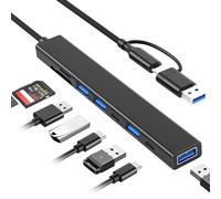 8 in 1 USB C Hub USB Hub 3.0 with SD Card Reader, VIENON USB Extender with USB 3.0/USB 2.0, USB-C and Memory SD/Micro SD Card Reader, USB C to USB Adapter for Laptop, MacBook, iPad Pro, iMac,More