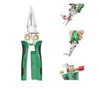 8 in 1 Wire Stripper Twister with Electricity Measurement Function, 2025 Upgrade Wire Stripping Pliers for Cutting and Pulling Wires,Cable Scissors for Scraping and Pressing Wires with Voltage Test