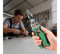 8-in-1 Wire Stripper & Voltage Tester: Heavy-Duty Multi-Function Electrical Tool, 12-250V AC/DC Hot/Neutral Wire Detector for Electrician Repairs