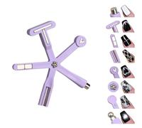 8 In1 Nails Art Tool Silicone Starfishes Handle Gradient Color Export Professional Artists Starfishes Nails Art Magnets
