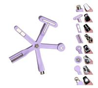 8 In1 Nails Tool for Salon Home Use Silicone Starfishes Design with Ergonomic Handle Gradient Color Starfishes Nails Art Magnets
