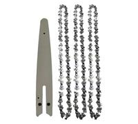 8 Inch 1/4" LP Electric 45 Knots 22 Knives Chainsaw Chains Logging Saw Blade Pruning Chain Accessories Wood Cutting(8-inch Set3)