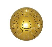 8-inch 11-Tone Steel Tongue Drum and 1 Pair of Mallets Percussion Instrument Tambourine (Color : C) (C)