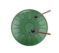 8-inch 11-tone Steel Tongue Drum, Stainless Steel Percussion Tambourine with Drumsticks/handbag, Suitable for Entertainment, Yoga