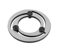8 Inch Adjustable Three Jaw Chuck,Steel Jaw Boring Ring,Soft Jaw Boring Ring Claw Trimmer,for Lathe Chuck Center