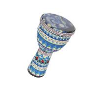 8 Inch African Hand Drum Portable Djembe Drum With Colorful Art Patterns For Beginners African Drum for Beginners (Color : C)