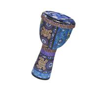 8 Inch African Hand Drum Portable Djembe Drum With Colorful Art Patterns For Beginners African Drum for Beginners (Color : D)