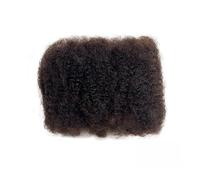 8 inch Afro Kinkys Bulk Human Hair 50g/Pack, for Mini Twists, Braiding, Micro Locs Easy Installation and Removal(2#)