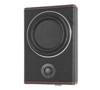 8 Inch Bass Box Active Subwoofer, 600W Compact Speaker,12V Car Under Seat Subwoofer with Speaker Shield and Velcro on the Bottom for Vans, Jeeps, SUVs, Sports Cars and Pickup Trucks