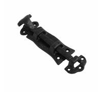 8 Inch Black Antique Scroll Straight Door Bolt Cast Iron, Pack of 1