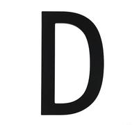 8 Inch Black Floating House Numbers Modern Solution for Displaying Home and Business Addresses with Clear Visibility (D)