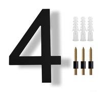 8 Inch Black Floating House Numbers Modern Solution for Displaying Home and Business Addresses with Clear Visibility (4)