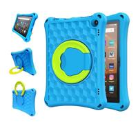 8 Inch Case for Fire HD 8 (12/10th Gen, 2024/2022/2020 Release),Light EVA 360 Turn Handle Folding,Blue