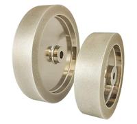 8 Inch CBN Grinding Wheel Tormek T-4 System 200mm*38mm*12mm For Sharpening High-Speed Steel HSS Tools Right/Round Angle(Right 80 grit)