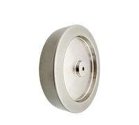 8 Inch CBN Grinding Wheel Tormek T-4 System 200mm*38mm*12mm For Sharpening High-Speed Steel HSS Tools Right/Round Angle(Round 400 grit)