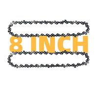 8 Inch Chainsaw Chain 3/8" LP Pitch .050" Gauge 33 Drive Links, 8 Inch Replacement Pole Saw Chains Compatible for Sun Joe SWJ800E SWJ806E, Chicago, Portland 62896, Greenworks, Oregon S33 -2 Pack