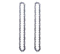 8 Inch Chainsaw Guide Bar and Saw Chain Set 45 Drive Link Electric 1/4''P for Brushless Wood Cutter Spare(2X Chains)