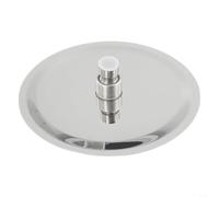 8 Inch Chrome Rainfall Shower Head - Large Round/Square Stainless Steel 304 with Swivel Elbow for Wall/Ceiling Mount - Luxury Overhead Bathroom Fixture