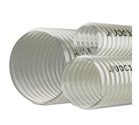 8 Inch Clear PU Polyurethane Ducting Flexible Hose 2 Metre