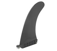 8 Inch Eco Friendly PVC Paddle Board Fin, Durable Surfboard Accessory Black - Lightweight and Flexible, Fast Responsive Design, Ideal for Surf and Paddle Boards
