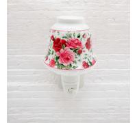 8 INCH FLORAL LED NIGHTLIGHT RED AND PINK TRADITIONAL DESIGN