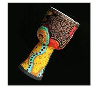 8-inch Handmade African Drum Without Tuning Student Adult African Hand Drum Instrument African Drum for Beginners (Color : F)