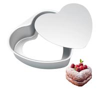 8 Inch Heart Shaped Cake Pan, Aluminium Heart Cake Tin,Non-Stick Springform9960