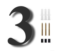 8 Inch House Numbers for Clear Address Display, Floating Design for Easy Installation on Various Surfaces (3)