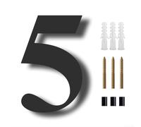 8 Inch House Numbers for Clear Address Display, Floating Design for Easy Installation on Various Surfaces (5)