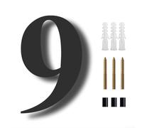 8 Inch House Numbers for Clear Address Display, Floating Design for Easy Installation on Various Surfaces (9)