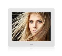 8-Inch Ips High-Definition Digital Photo Frame, Wall-Mounted Design, 800X600 Resolution, Human Body Sensor, Supports Music/Video Playback And Calendar Display.