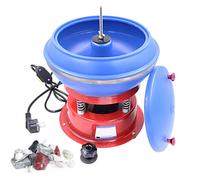 8 Inch Jewelry Vibration Polishing Machine, Electric Rock Tumbler, Vibratory Rock Tumbler Bowl with Independent Power Switch, 6.2L Large Capacity and Polishing Efficiently, for Stones, Parts