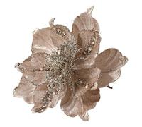 8 Inch Large Red Poinsettia Artificial Flowers - Christmas Tree Decorations, Xmas Garland & Wreaths DIY Decor Supplies