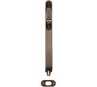8 Inch Lever Action Flush Bolt - Radius Forend - 204 x 20mm - Matt Bronze | Interior Door Recessed Seurity Lock - Concealed Flush Bolt - Floor Recessed Bolt Socket