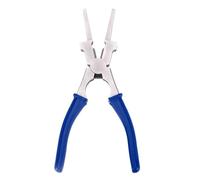 8-Inch Long Nose Slip Joint Pliers, CR-V Needle Nose Pliers, 3-Zone Serrated Jaw from Premium Steel for Clamping, Tightening and Loosening, Comfort Grips Handles (1PC)
