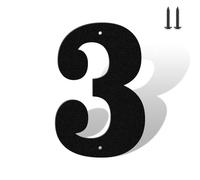 8 Inch Matte Black Rustproof House Numbers Letters,Heavy-Duty Metal Address Numbers for House,Weatherproof 0-9 Numbers & A-Z Outdoor Metal Letters Full Set for Door,Gate,Mailbox(3)