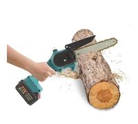 8 inch Mini Chainsaw Cordless Brushless, Professional Electric Saws, 400W with 2 × 3ah Detachable Battery and Oiler Chain Portable Electric Chainsaw for Wood Cutting, Tree, Shrub, Branches Pruning