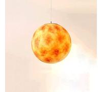 8 inch Moon Lamp Planet Earth Ceiling Light Chandelier Nordic Creative Haning Lighting for Bedroom Kitchen Office bar Cafe, Sun Venus Jupiter Uranus Mars Saturn Suspension Wire Li/Moon